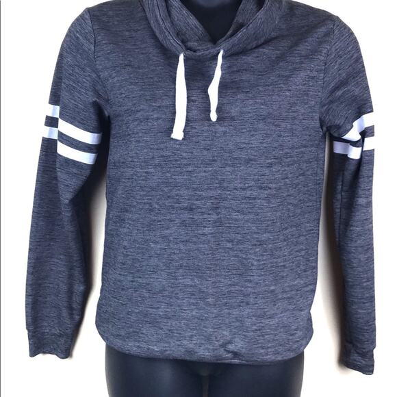 ON FIRE Gray Hi Neck PULLOVER Sz XL - Picture 2 of 3